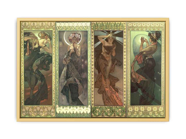 Alfons Mucha - Moon and Stars series