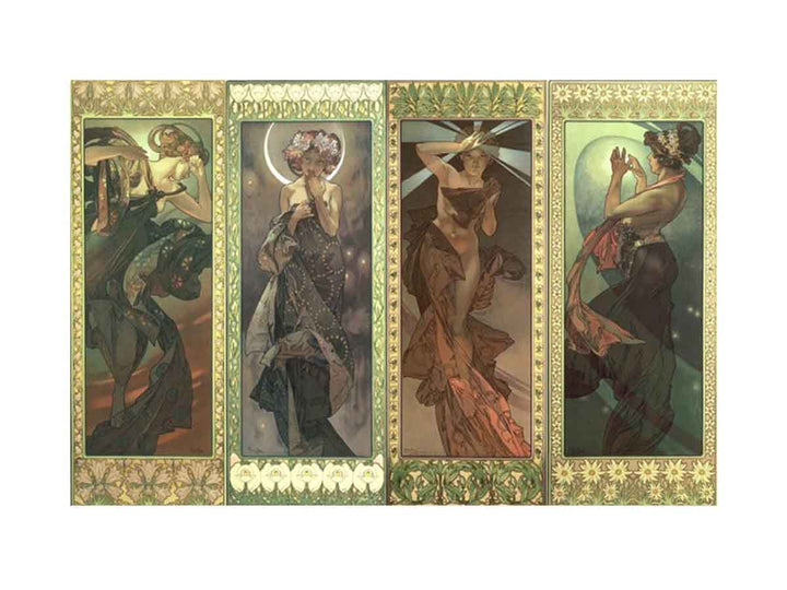 Alfons Mucha - Moon and Stars series