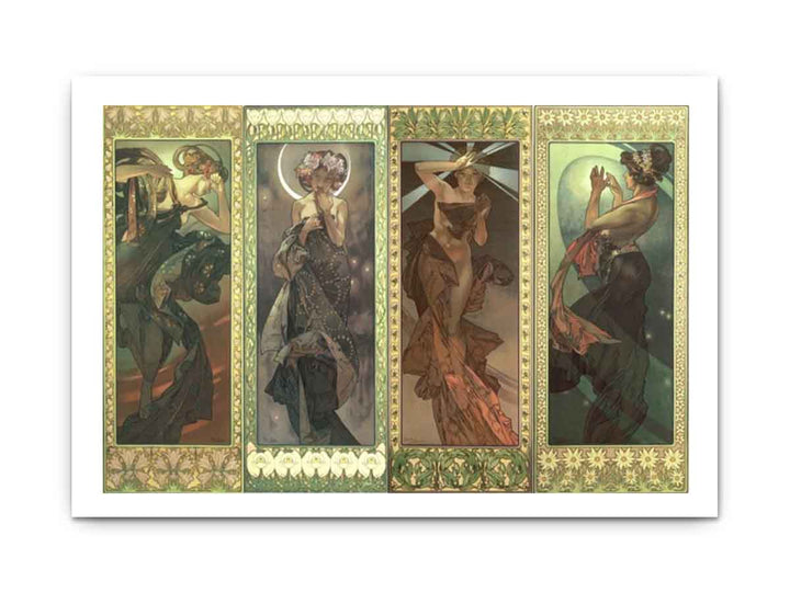 Alfons Mucha - Moon and Stars series