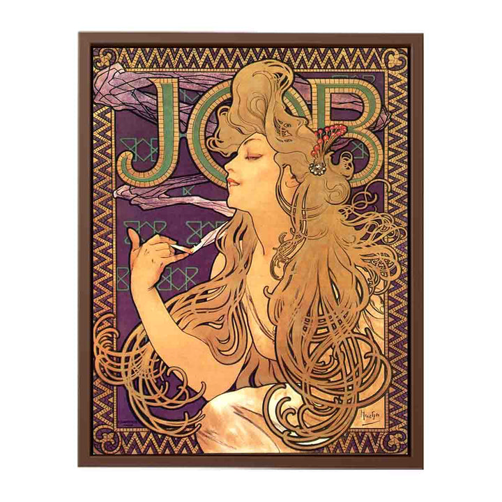 Alphonse Mucha - Job Cigarettes