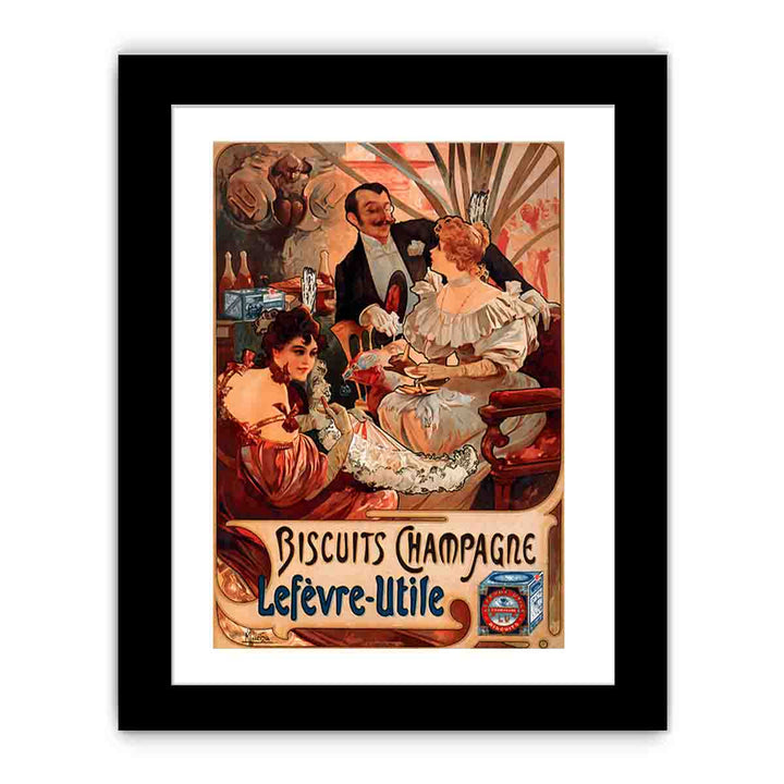 Alfons Mucha - 1896 - Biscuits Champagne-Lefèvre-Utile