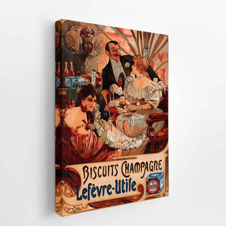 Alfons Mucha - 1896 - Biscuits Champagne-Lefèvre-Utile