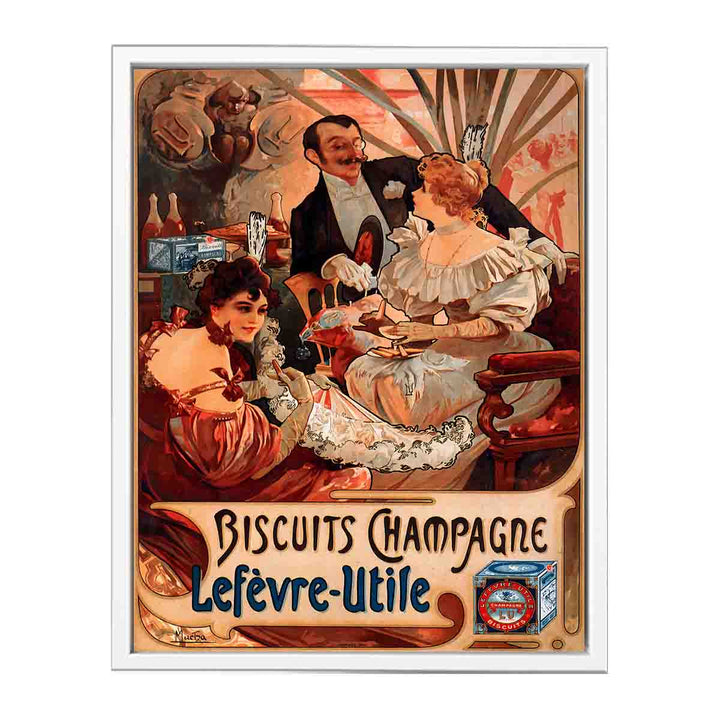 Alfons Mucha - 1896 - Biscuits Champagne-Lefèvre-Utile