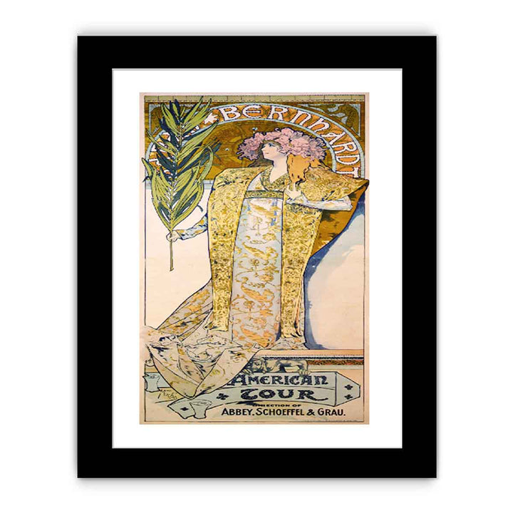 Flickr - …trialsanderrors - Sarah Bernhardt American tour, poster by Alfons Mucha, 1896