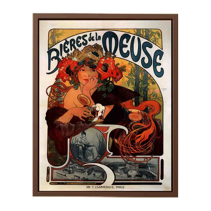 Alfons Mucha - 1897 - Bières de la Meuse