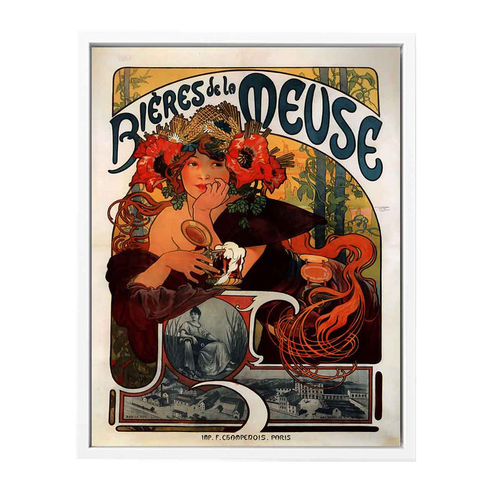 Alfons Mucha - 1897 - Bières de la Meuse