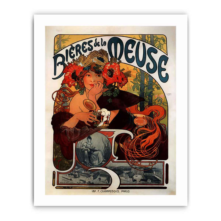 Alfons Mucha - 1897 - Bières de la Meuse