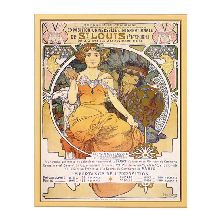 Exposition Universelle & Internationale de St. Louis (États-Unis) du 30 Avril au 30 Novembre 1904, by Alfons Mucha