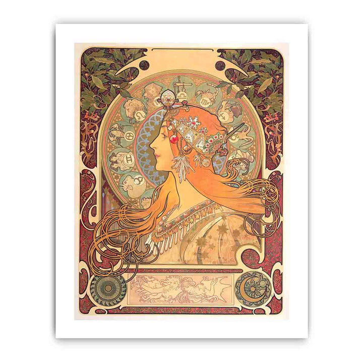 Alphonse Mucha - Zodiac, 1869