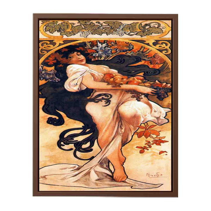 Mucha seasons 1897 autumn