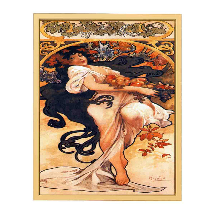 Mucha seasons 1897 autumn