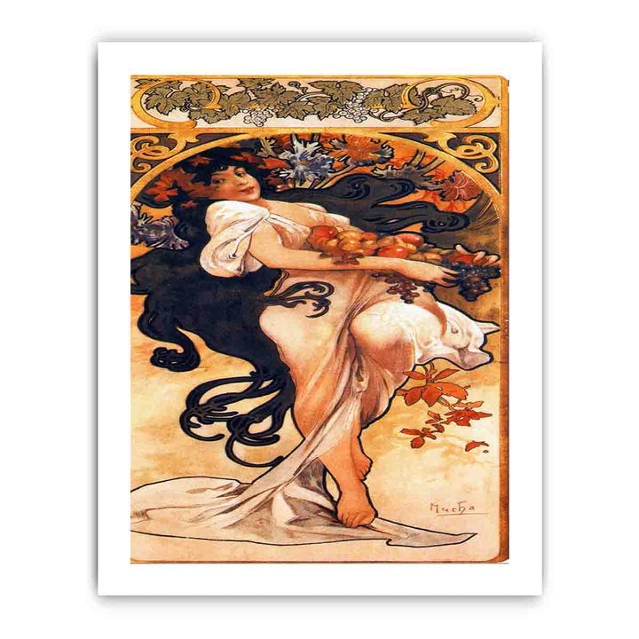 Mucha seasons 1897 autumn