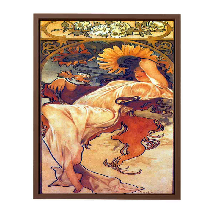 Mucha seasons 1897 summer