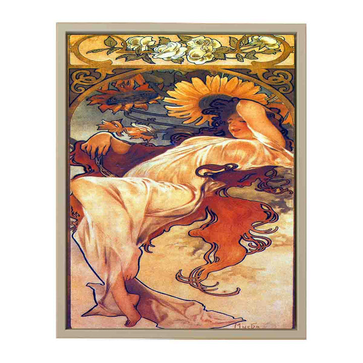 Mucha seasons 1897 summer