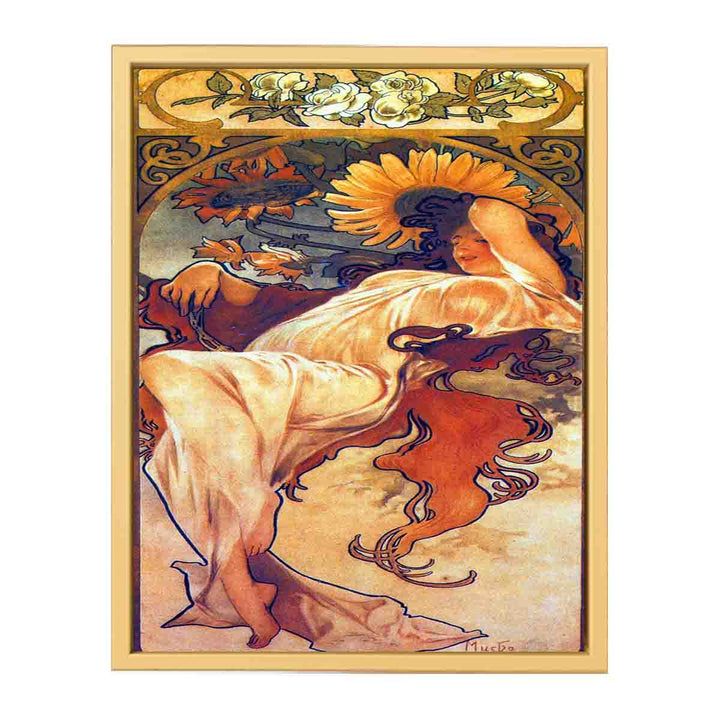 Mucha seasons 1897 summer