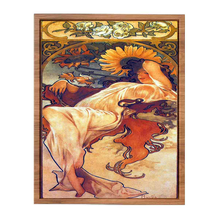 Mucha seasons 1897 summer