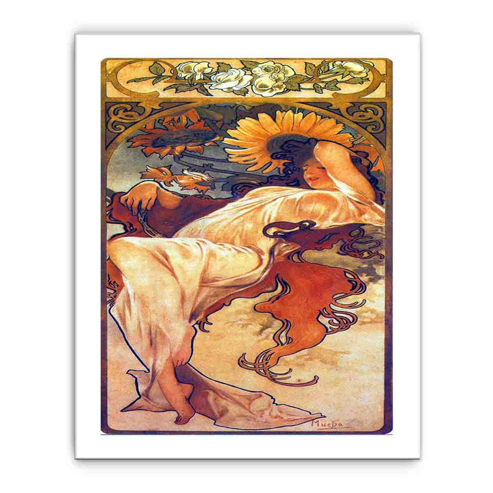 Mucha seasons 1897 summer