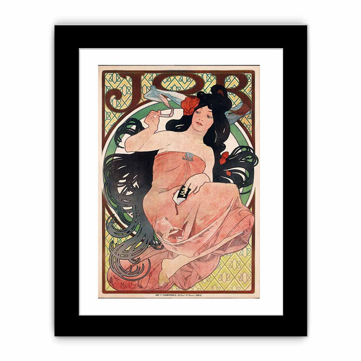 JOB, cigarette paper advertisement by Alfons Mucha, 1898