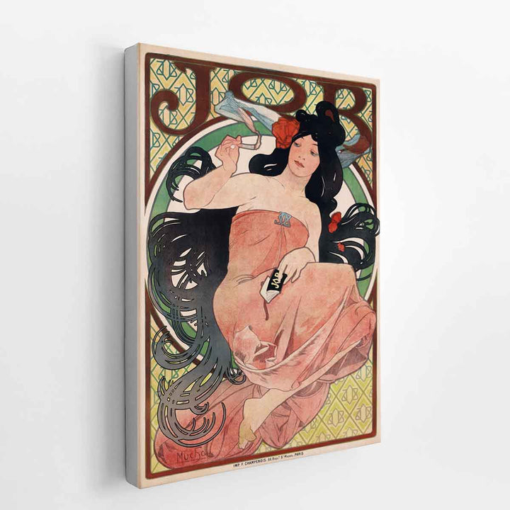 JOB, cigarette paper advertisement by Alfons Mucha, 1898