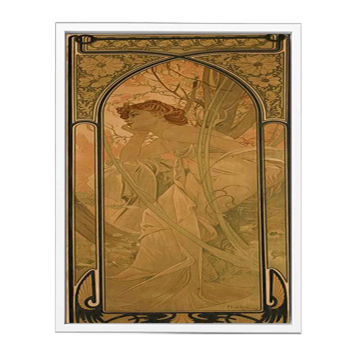 Alfons Mucha Abend 1899 Lithographie