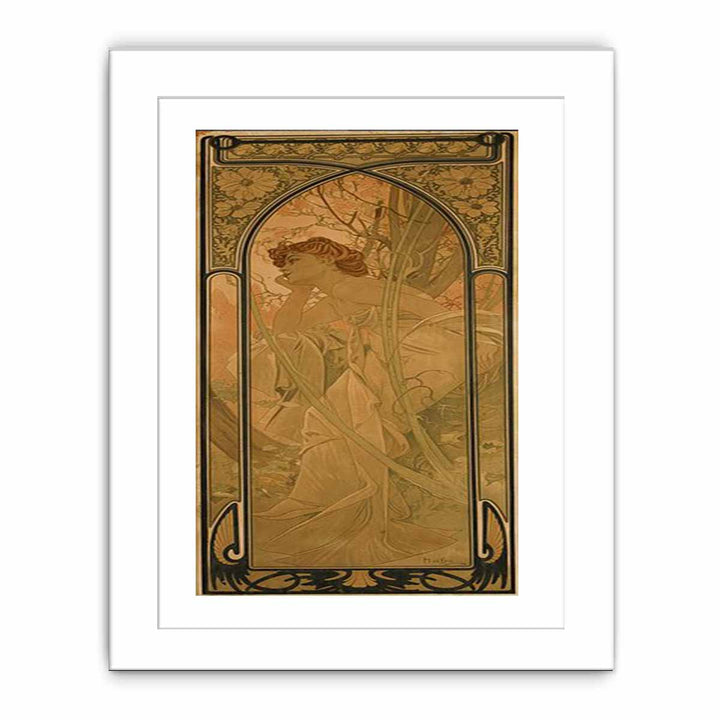 Alfons Mucha Abend 1899 Lithographie