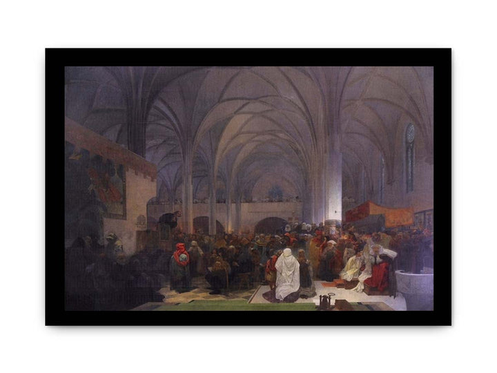 Master Jan Hus Preaching at the Bethlehem Chapel: Truth Prevails