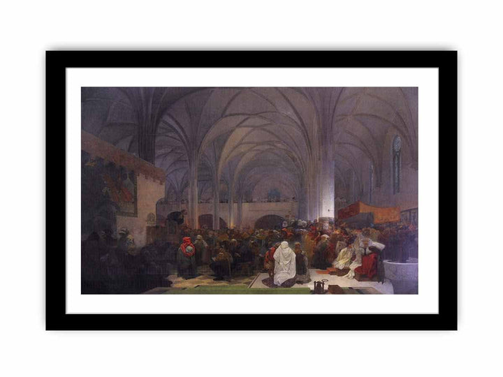 Master Jan Hus Preaching at the Bethlehem Chapel: Truth Prevails