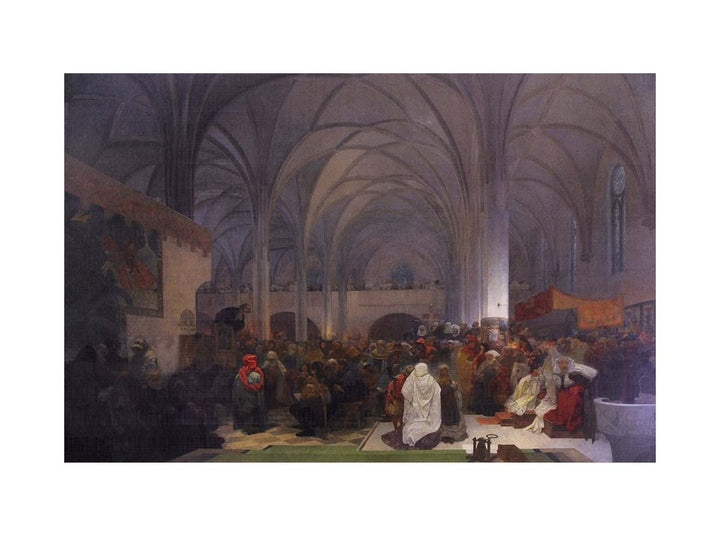 Master Jan Hus Preaching at the Bethlehem Chapel: Truth Prevails