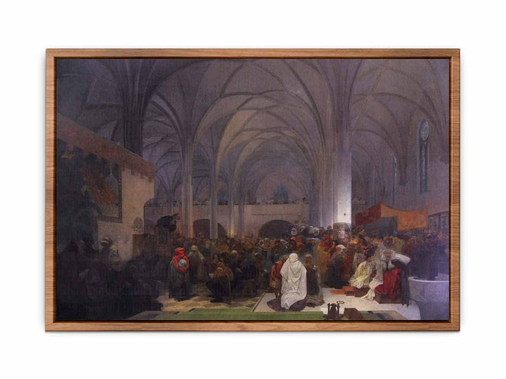 Master Jan Hus Preaching at the Bethlehem Chapel: Truth Prevails