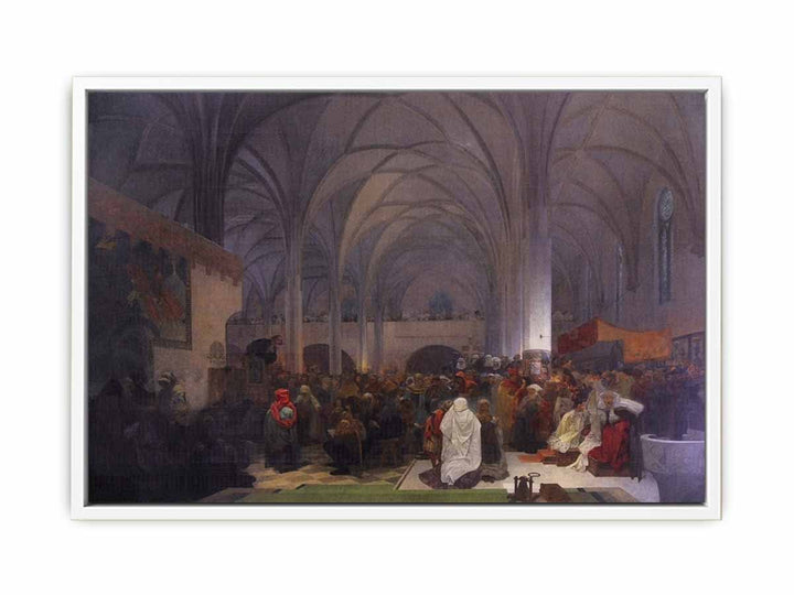 Master Jan Hus Preaching at the Bethlehem Chapel: Truth Prevails