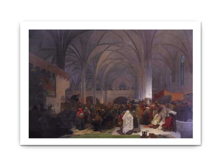 Master Jan Hus Preaching at the Bethlehem Chapel: Truth Prevails