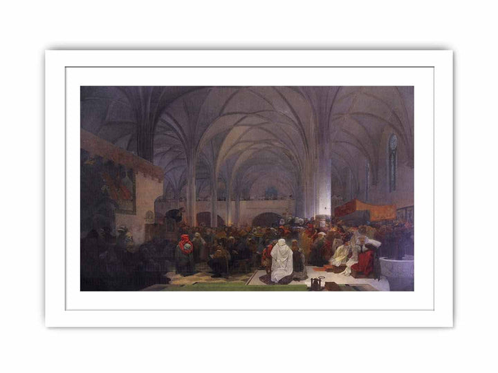 Master Jan Hus Preaching at the Bethlehem Chapel: Truth Prevails