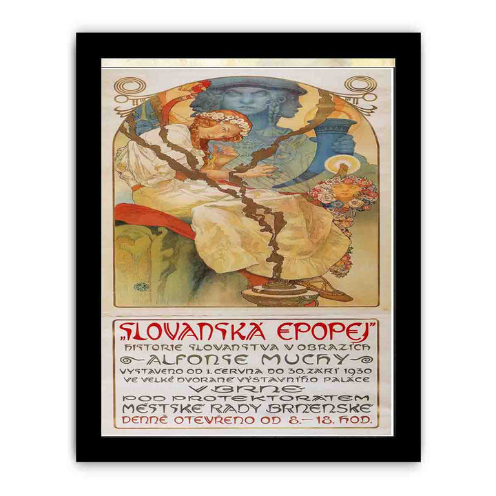 Slav Epic poster - Alfons Mucha