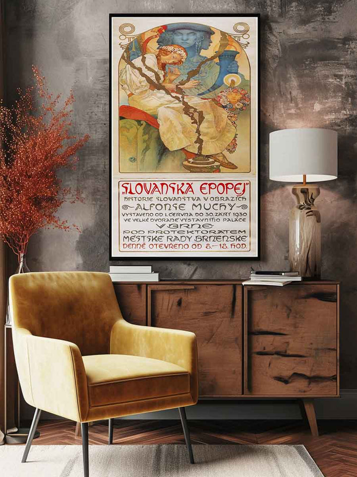 Slav Epic poster - Alfons Mucha