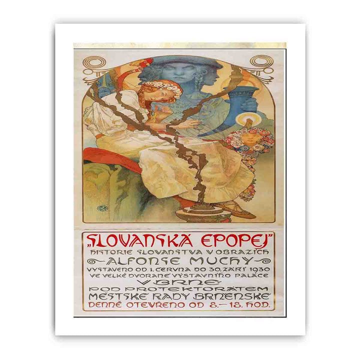 Slav Epic poster - Alfons Mucha