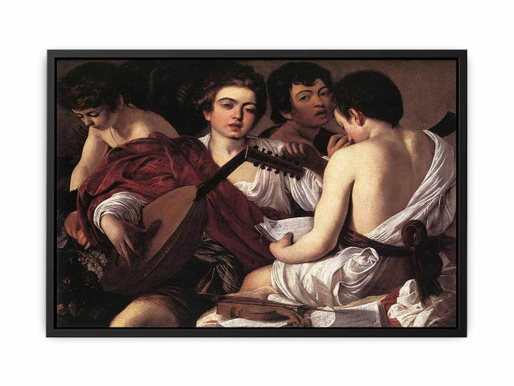 The Musicians  Caravaggio painting