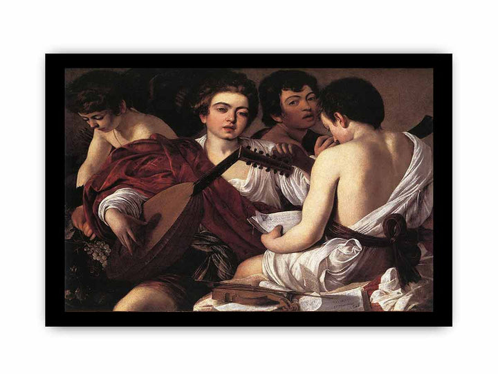 The Musicians  Caravaggio painting