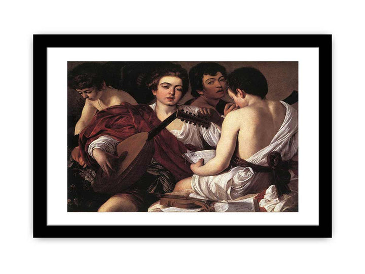 The Musicians  Caravaggio painting