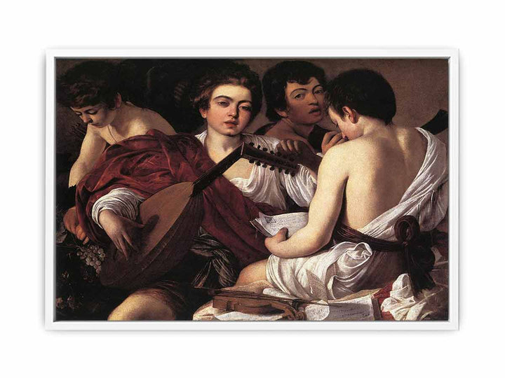 The Musicians  Caravaggio painting