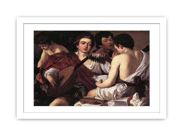 The Musicians  Caravaggio painting