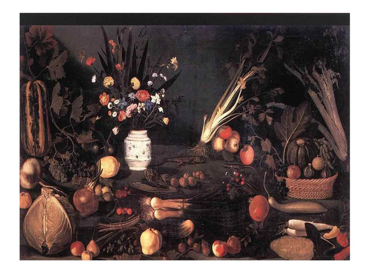 Still Life with Flowers and Fruit