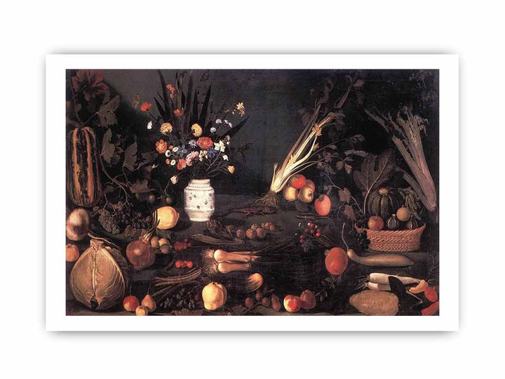 Still Life with Flowers and Fruit