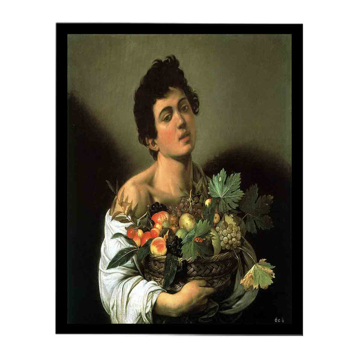 Boy with a Basket of Fruit