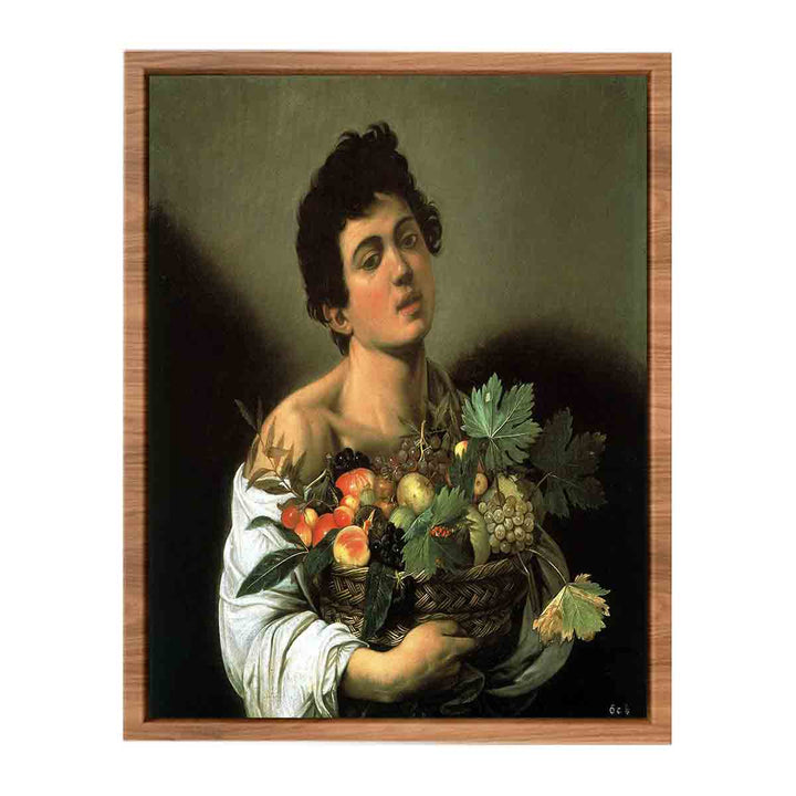 Boy with a Basket of Fruit