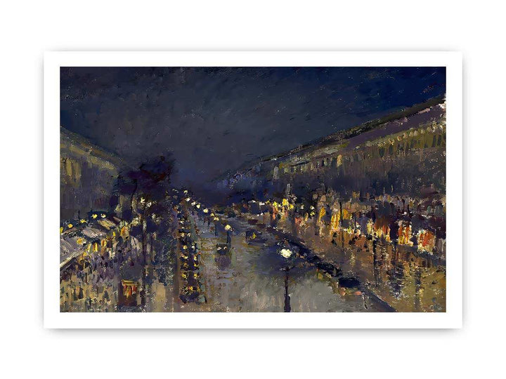 Boulevard Montmartre; Night Effect