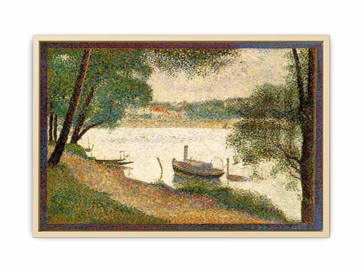 The Seine at La Grande Jatte in the Spring