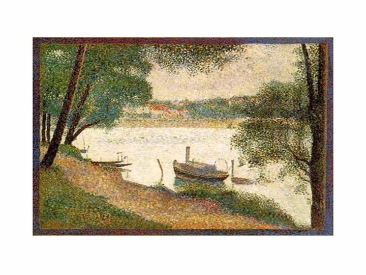 The Seine at La Grande Jatte in the Spring