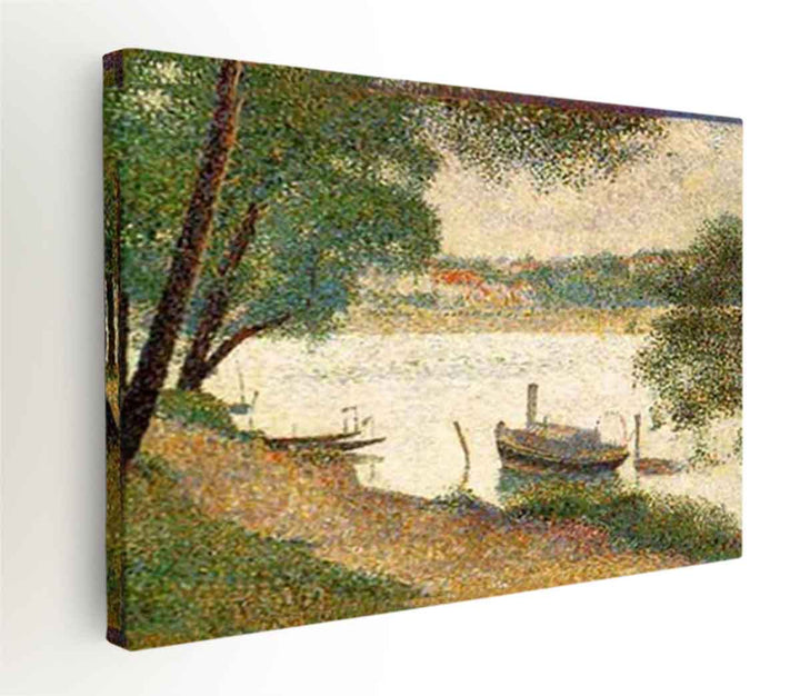 The Seine at La Grande Jatte in the Spring