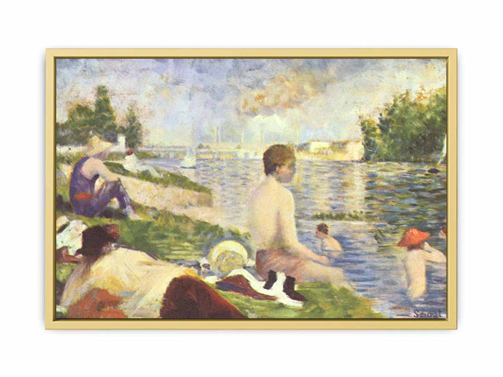 Final Study for 'Bathing at Asnieres