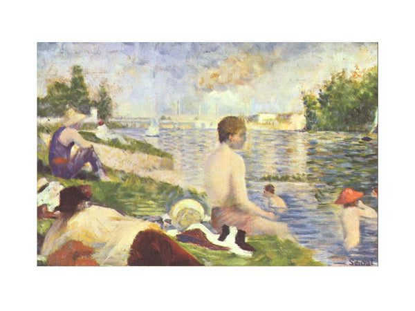 Final Study for 'Bathing at Asnieres